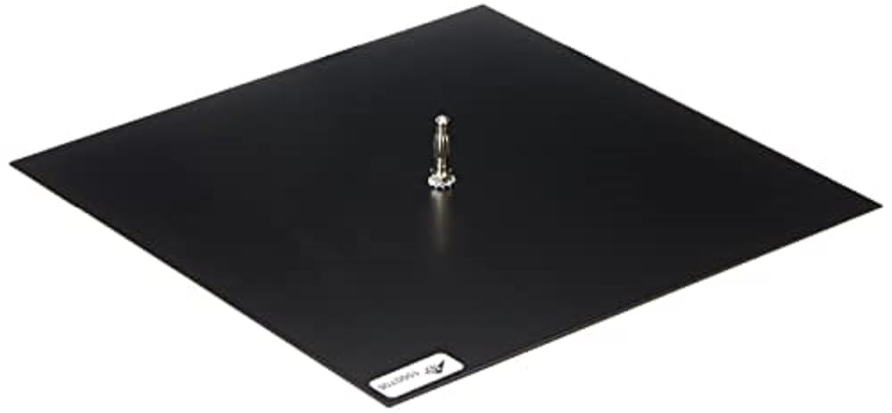 3b-scientific-u56006-chladni-platte-quadratisch-180x180-mm-f-r-vibrationsgenerat image 1