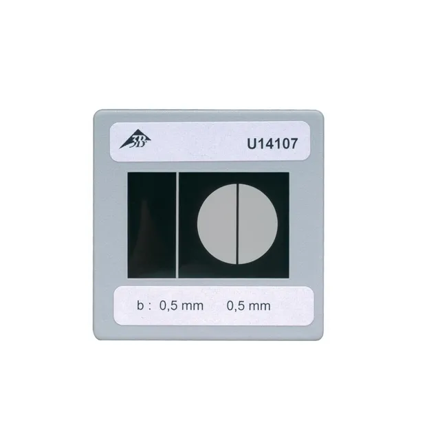 3b-scientific-blende-mit-einfachspalt-und-steg-beugungsobjekt-0-5-mm-im-diarahme image 1