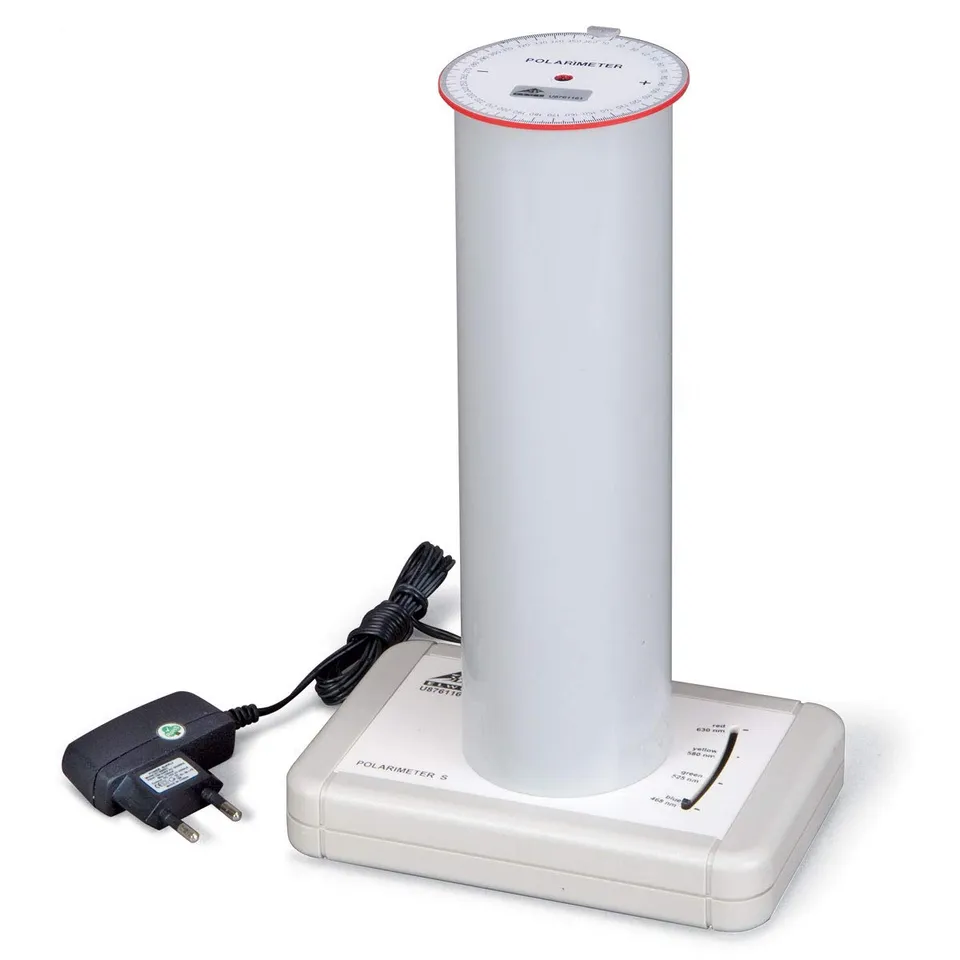 3b-scientific-u8761161-230-polarimeter-mit-4-led-468-525-580-630-nm image 1
