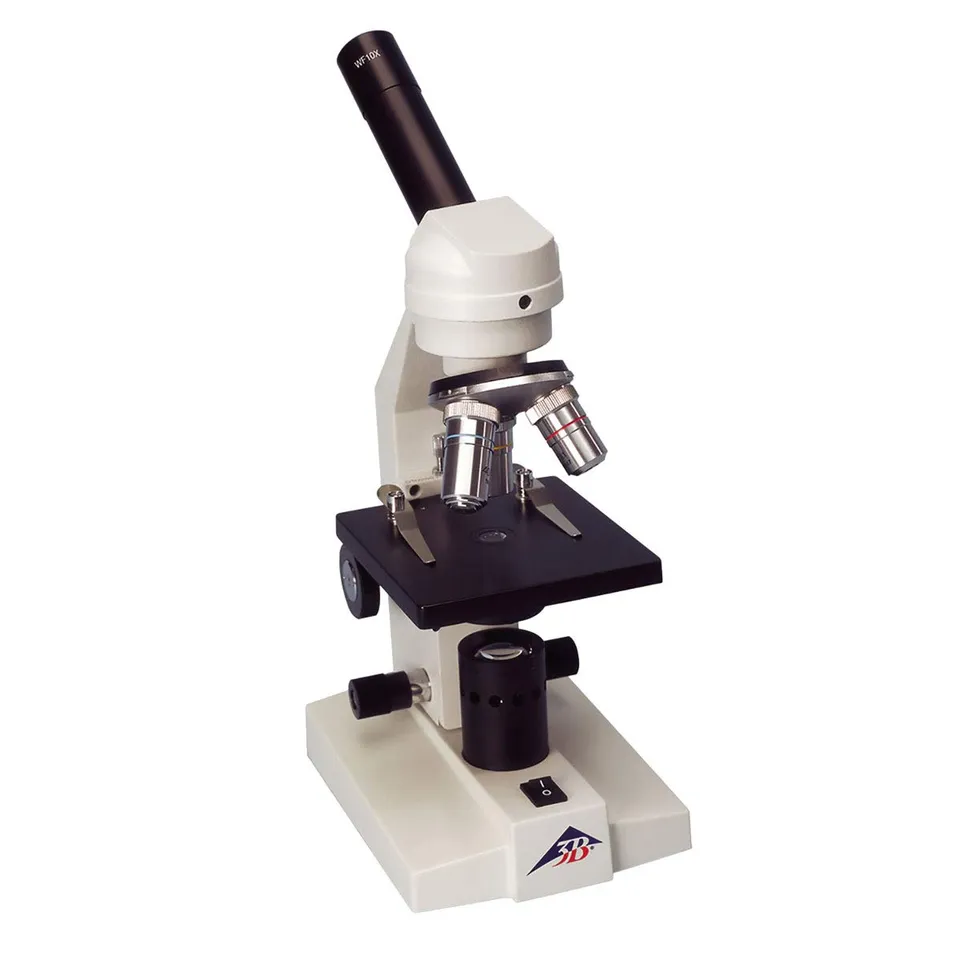 3b-scientific-w30610-230-kursmikroskop-modell-100-monokular-led-40x-400x image 1