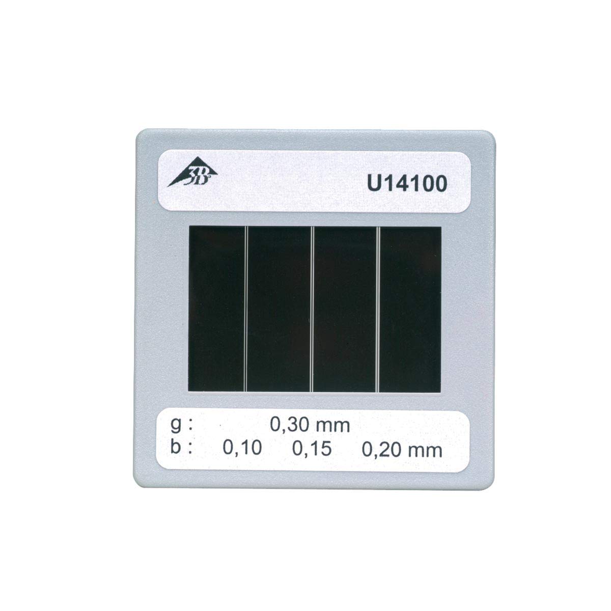 3b-scientific-u14100-membran-mit-3-doppelschlitzen-50x50-mm image 1