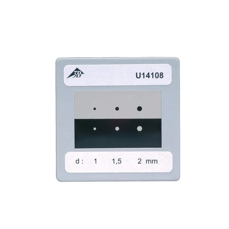 3b-scientific-physik-blende-mit-3-loch-scheibenpaaren-f-r-beugungsversuche image 1