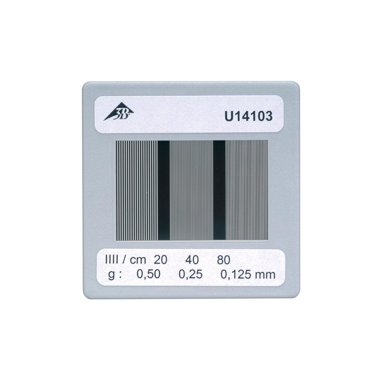 3b-scientific-blende-mit-3-strichgittern-beugung-und-interferenz-50-x-50-mm image 1